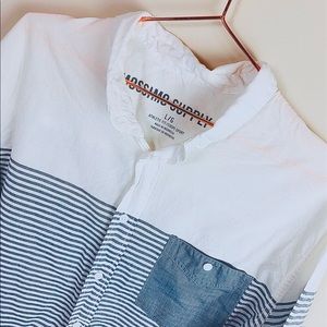 Lightweight Striped Mossimo Button-down | Sz L